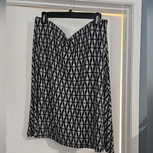 Ann Taylor black and white skirt